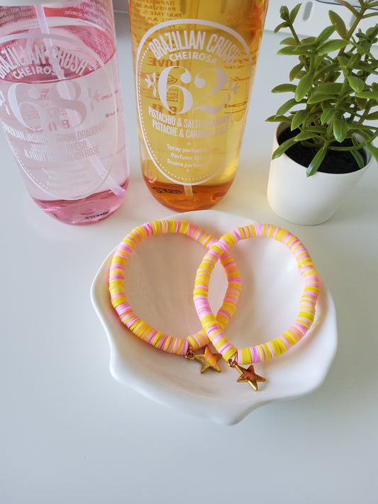 Summer bff bracelets (heart or star)