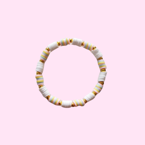 White pastel bracelet